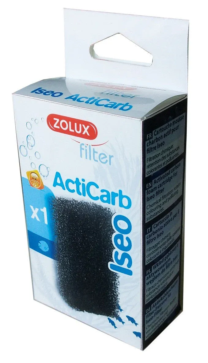 Zolux Acticarb Mousse filtrante au charbon pour aquarium ISEO – Image 2