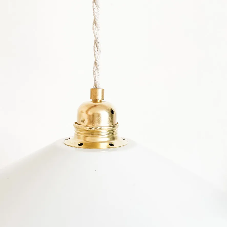Suspension blanche en tôle émaillée – Image 6