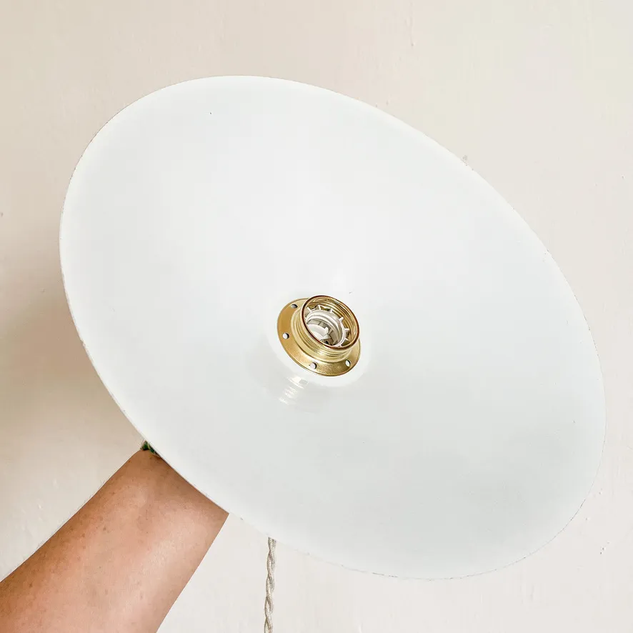 Suspension blanche en tôle émaillée – Image 8