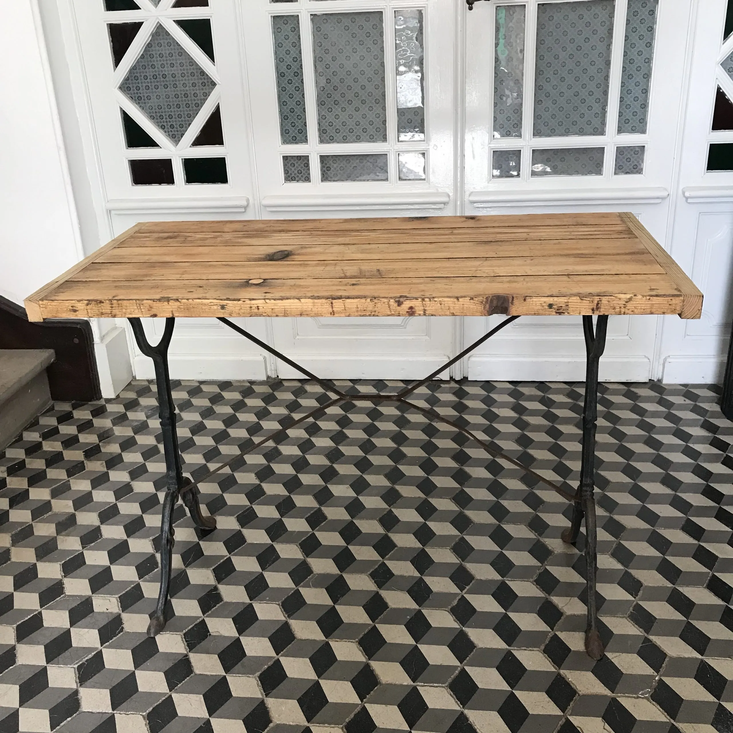 Table de bistrot industrielle – Image 3