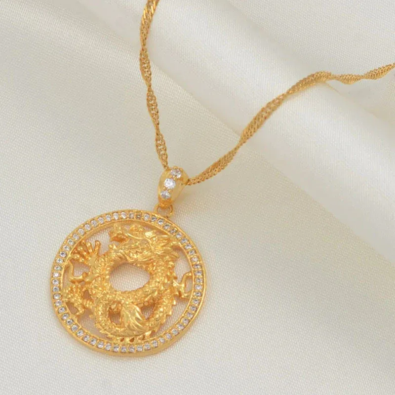 Pendentif Dragon d'Or – Image 2