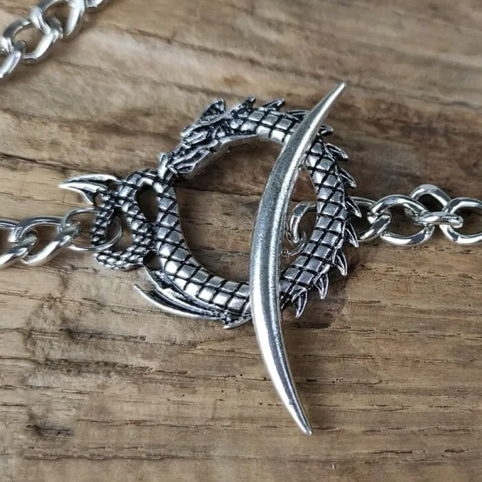 Collier Dragon Gothique – Image 2