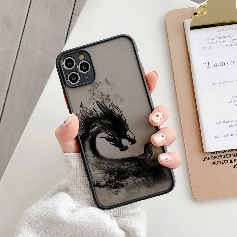 Protection de Téléphone Dragon Noir – Image 2