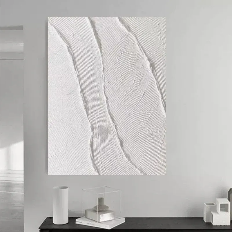Tableau Blanc Effet Relief – Image 4