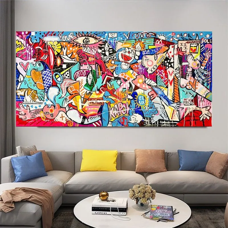 Tableau Inspiration Guernica Version Street Art – Image 2