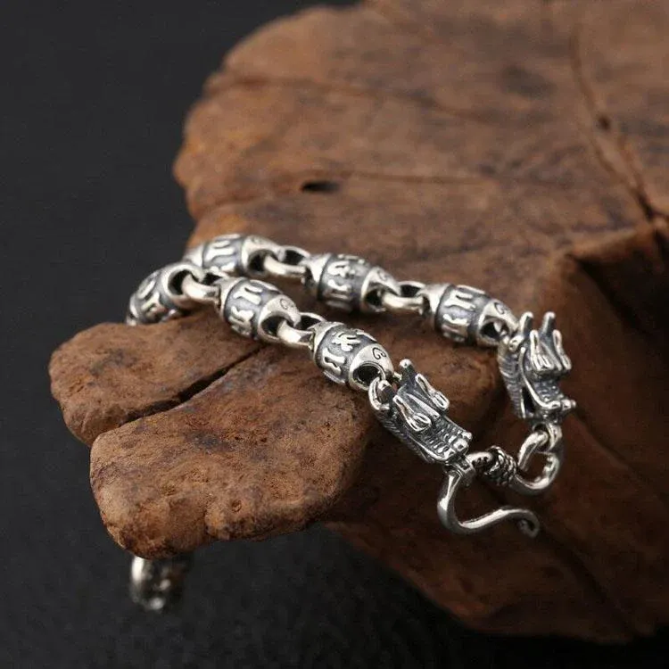 Bracelet Dragon Femme Gracieuse (Argent) – Image 2