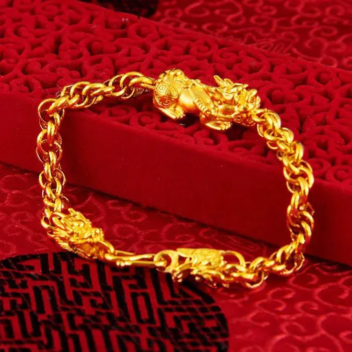 Bracelet Dragon Énergies en Or – Image 4