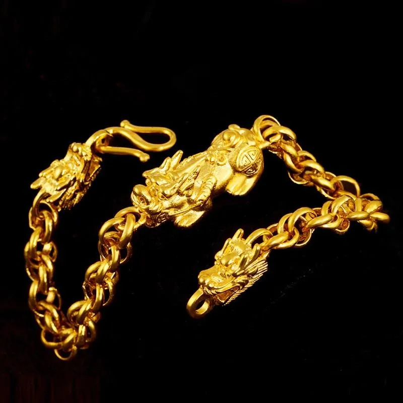 Bracelet Dragon Énergies en Or – Image 5