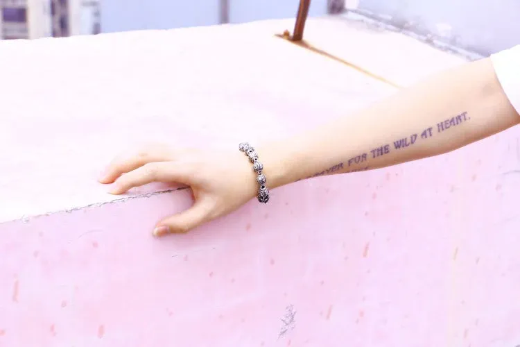 Bracelet Dragon Bienfaits Chinois (Argent) – Image 4