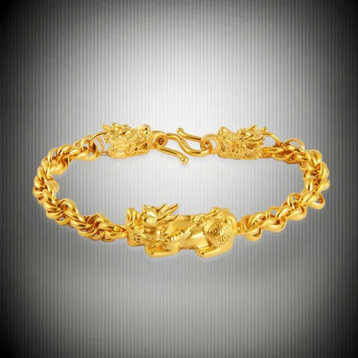 Bracelet Dragon Énergies en Or – Image 2