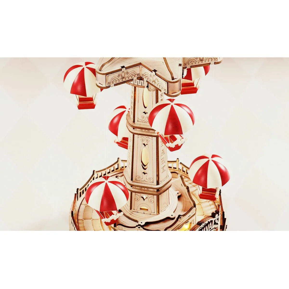 Boîte à musique animée Montgolfières – Image 7