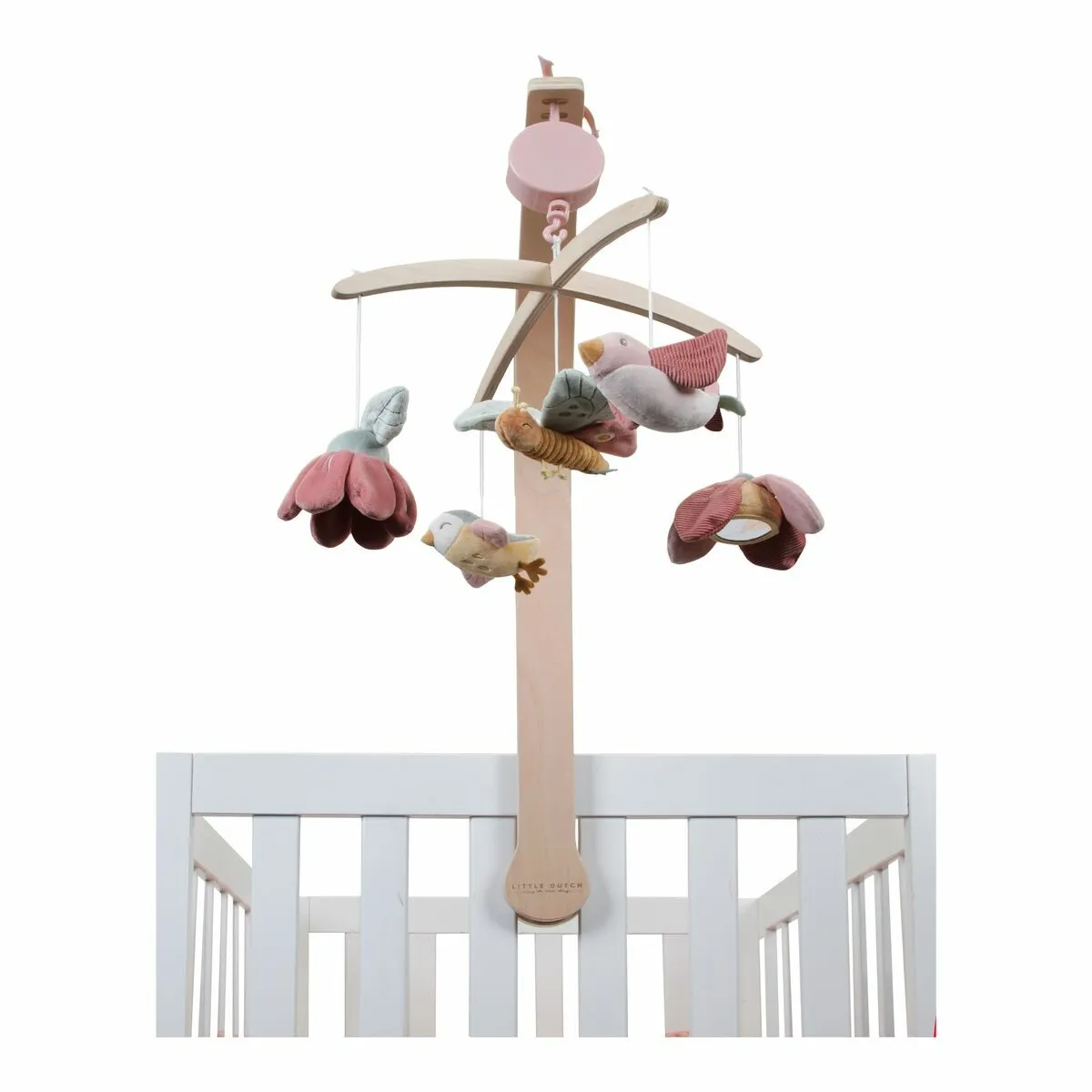 Mobile musical en bois thème Printemps – Image 3