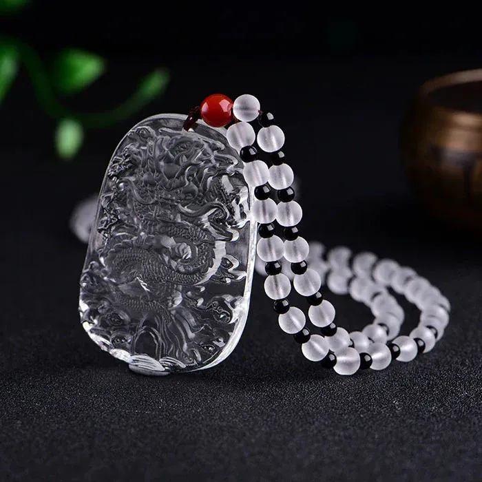 Collier Dragon Transparent (Quartz) – Image 4