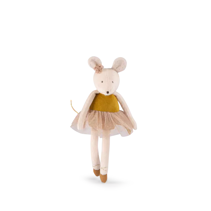 Petite peluche Souris or – Image 3