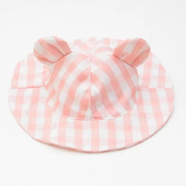 Bob pour chien en tissu vichy à motif carreaux avec ensemble assorti – Image 4