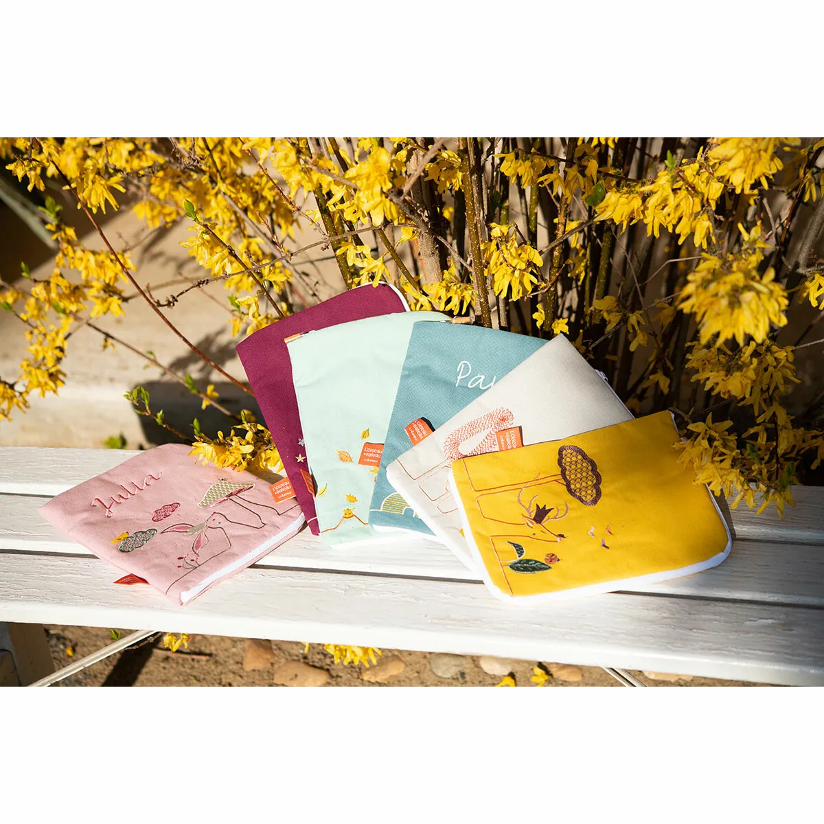 Protège Carnet de Santé Brodé Renard – Image 2