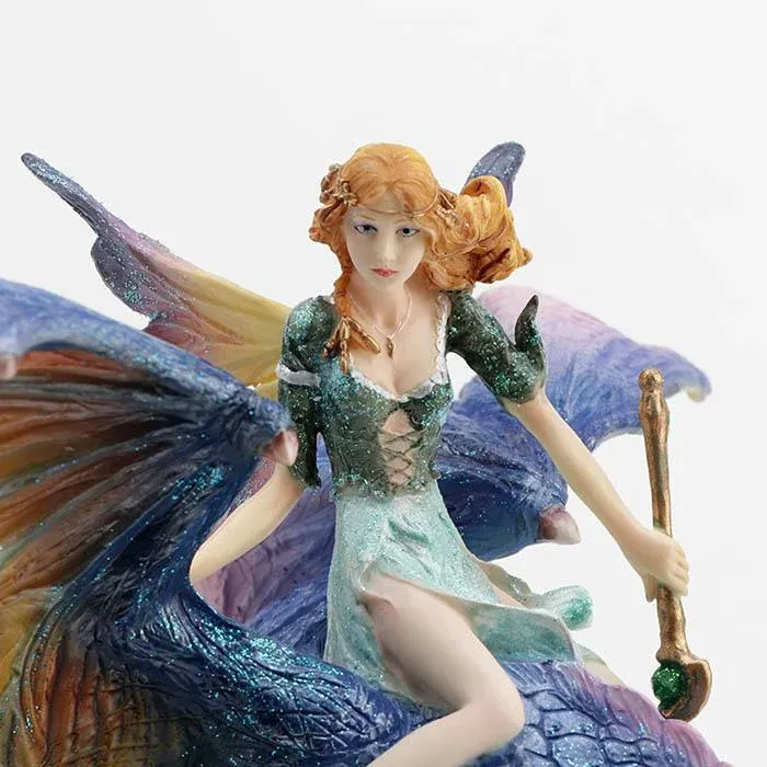 Statue Dragon & Fée (Résine) – Image 4