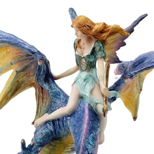 Statue Dragon & Fée (Résine) – Image 5