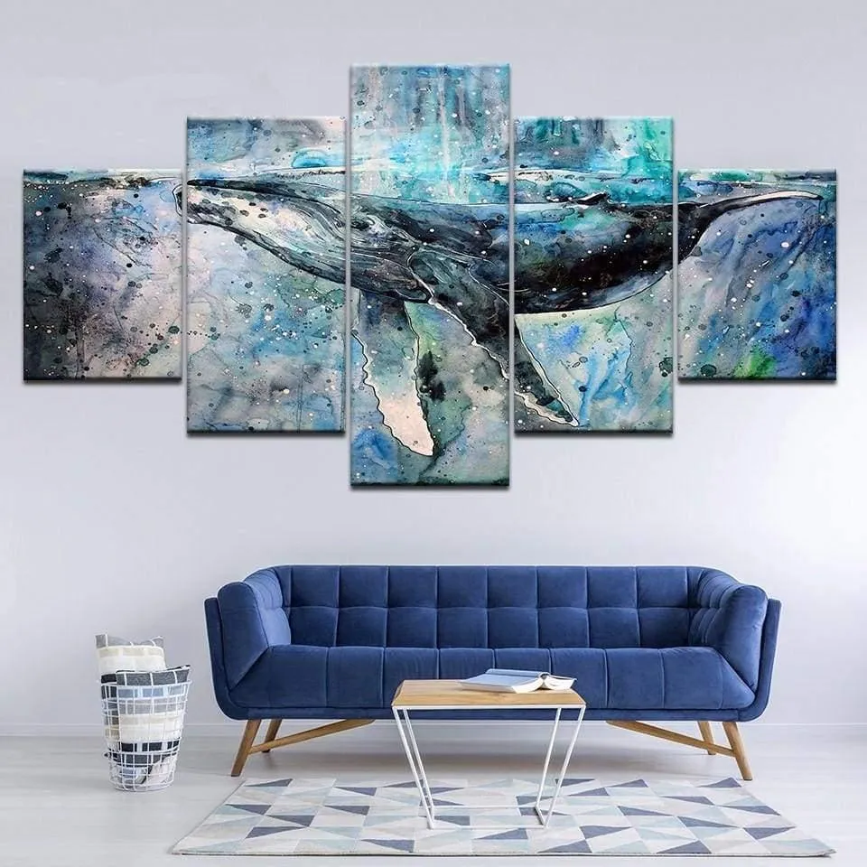 Tableau Baleine bleue – Image 2