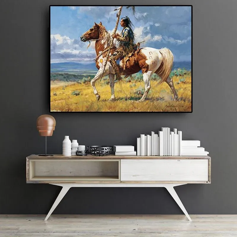 Tableau cheval indien – Image 2