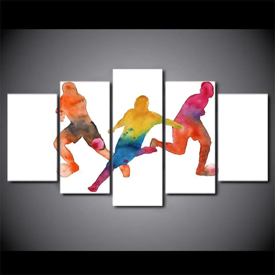 Tableau Football, aquarelle – Image 2