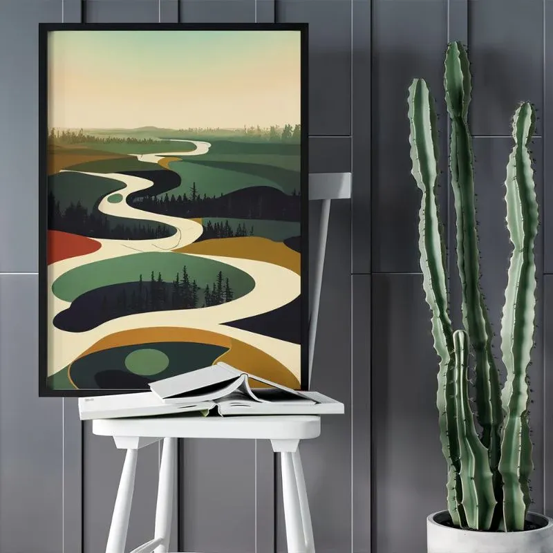 Tableau paysage minimaliste – Image 2