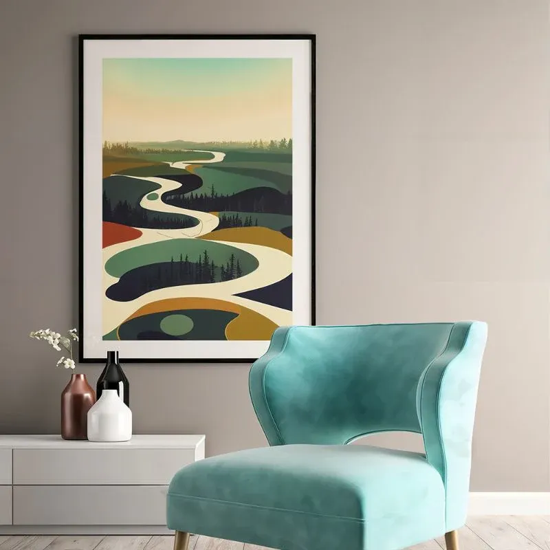 Tableau paysage minimaliste – Image 3