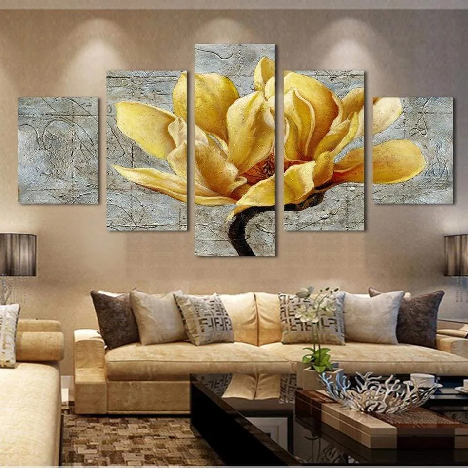 Tableau Orchidée jaune – Image 2