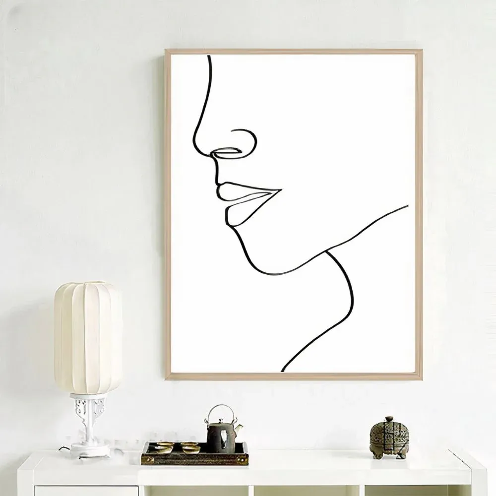 Tableau Visage Minimaliste – Image 4